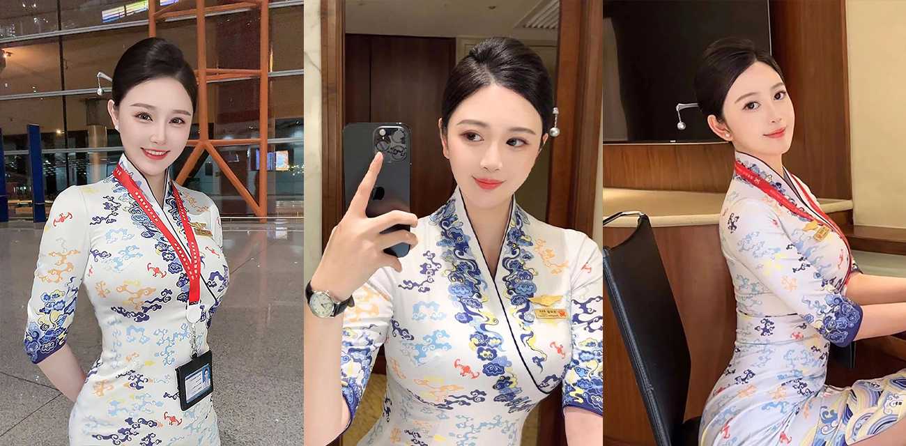 约啪大神【我的枪好长】新作来袭，国风旗袍女学生酒店沦陷，兄弟联手开启3P狂欢轮番花式猛攻