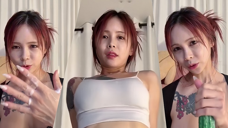 韩国BJ - jiwoozw瑜伽裤运动系美女镜头前秀身材
