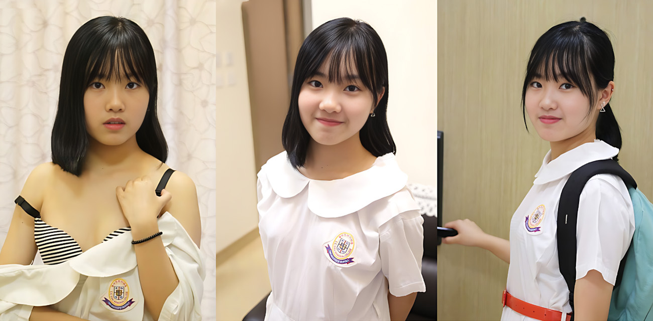 香港清纯高中生被渣男调教彻底堕落，年纪轻轻主动掰穴自拍，白嫩酮体纯欲撩人粉穴水光诱惑爆棚