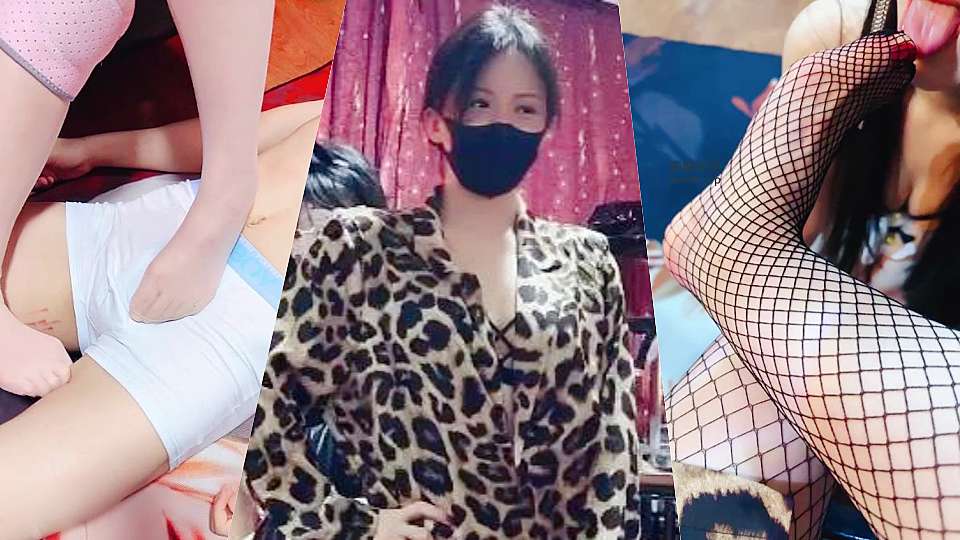 豹纹妈妈玩弄男奴