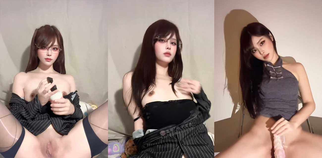 性感女神【林菓】门槛福利，玩幻龙假屌掰逼弹力插，媚眼口交无套榨精，甩臀骑乘淫态尽显